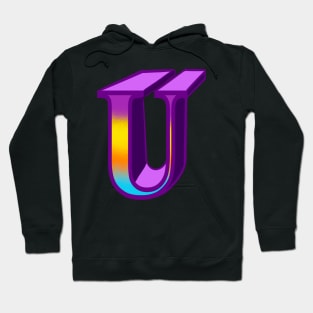 Top 10 best personalised gifts 2022  - Letter U ,personalised,personalized with pattern Hoodie